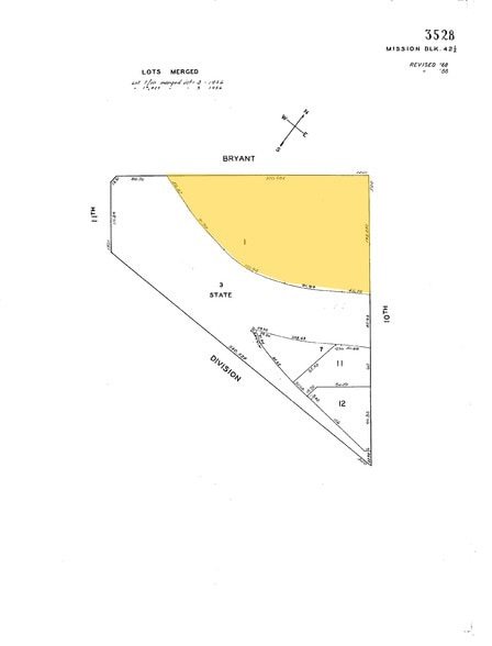 1201 Bryant St, San Francisco, CA for lease - Plat Map - Image 2 of 11