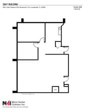 2601 E Oakland Park Blvd, Fort Lauderdale, FL à louer Plan d’étage- Image 1 de 1