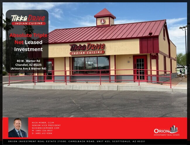 More details for 80 W Warner Rd, Chandler, AZ - Retail for Sale