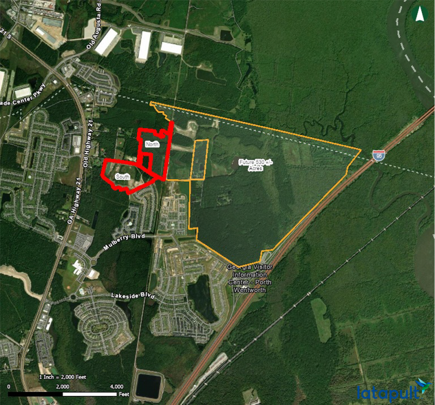 302 Rice Hope Plantation Rd, Port Wentworth, GA for sale - Aerial - Image 3 of 3