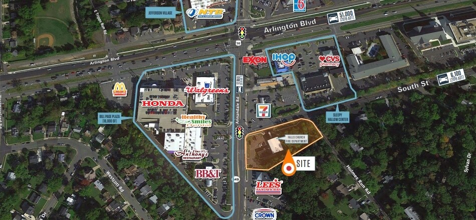 3023 Annandale Rd, Falls Church, VA à louer - Photo principale - Image 1 de 2