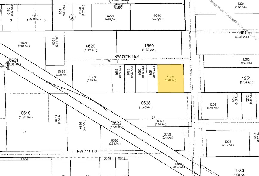 7752 NW 72nd Ave, Medley, FL à louer - Plan cadastral - Image 2 de 6