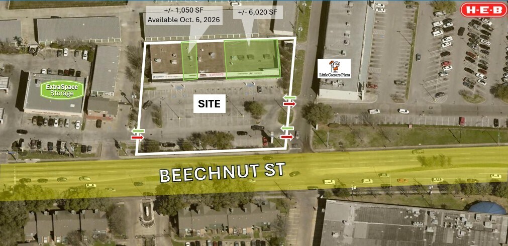 10208 Beechnut St, Houston, TX à louer Photo du bâtiment- Image 1 de 14