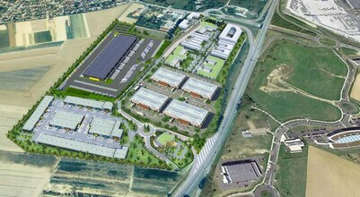 Le Thillay - Aerial  map view