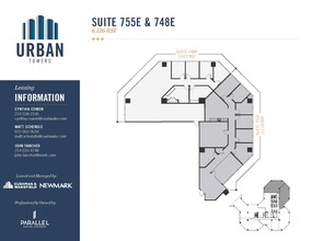 222 W Las Colinas Blvd, Irving, TX à louer Plan d’étage- Image 2 de 2