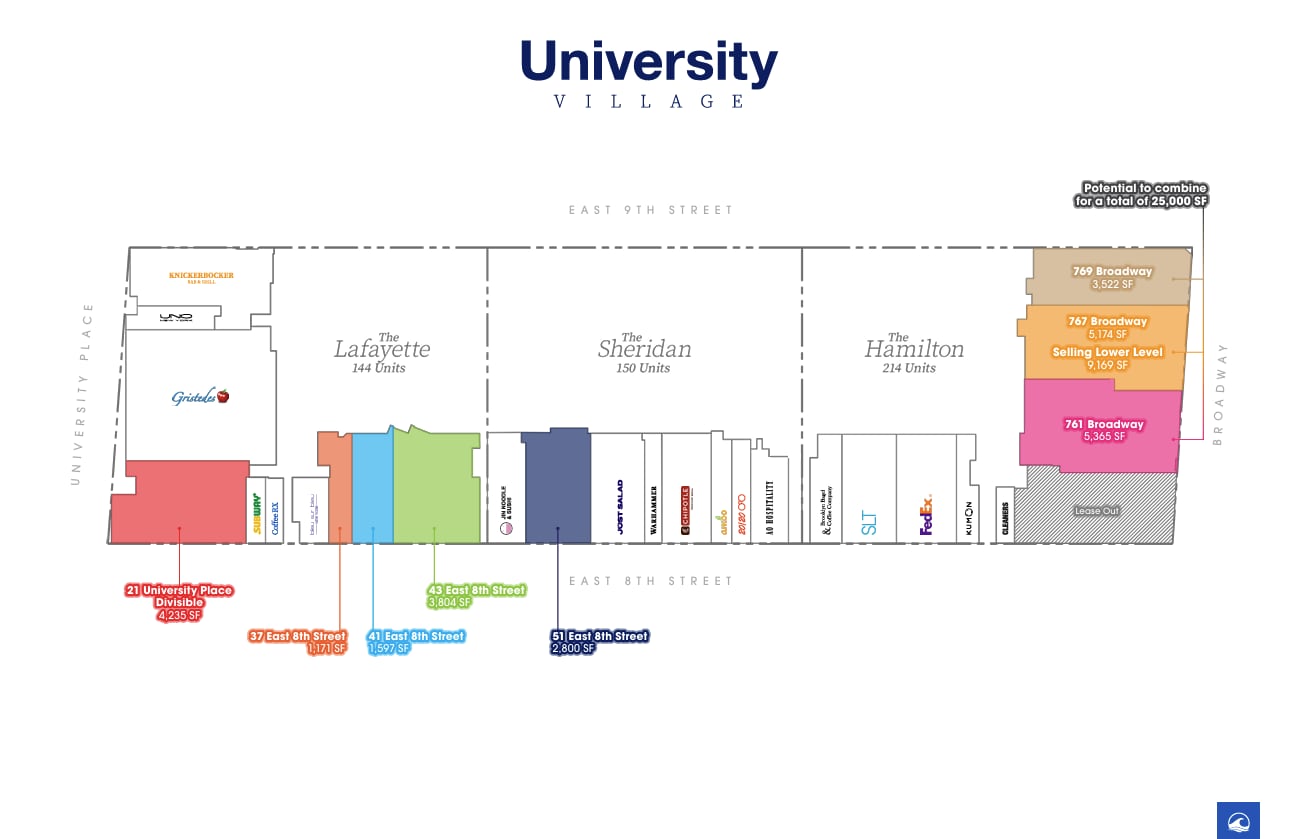 51-61 E 8th St, New York, NY for lease Floor Plan- Image 1 of 1