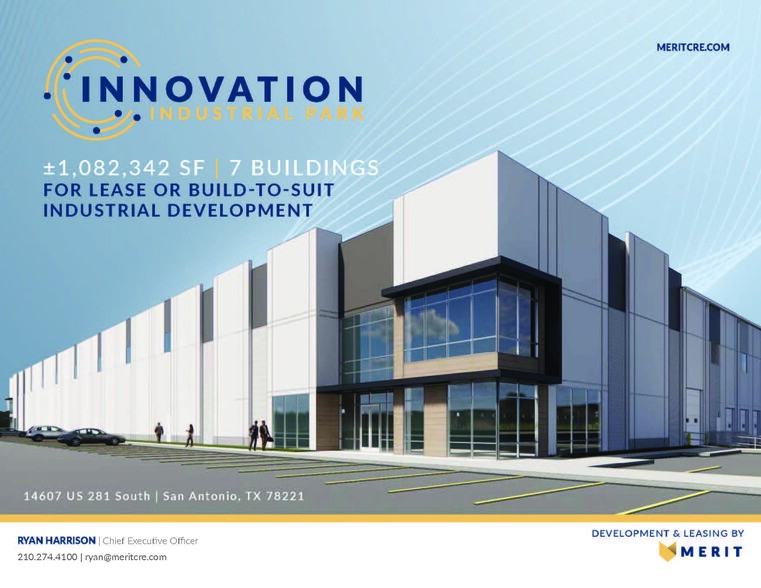 Innovation Industrial Park, San Antonio, TX for lease - Building Photo - Image 1 of 3