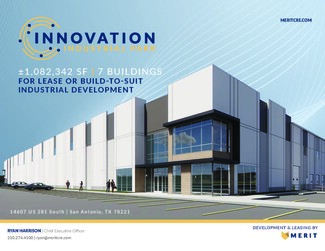 Plus de détails pour Innovation Industrial Park, San Antonio, TX - Industriel à louer