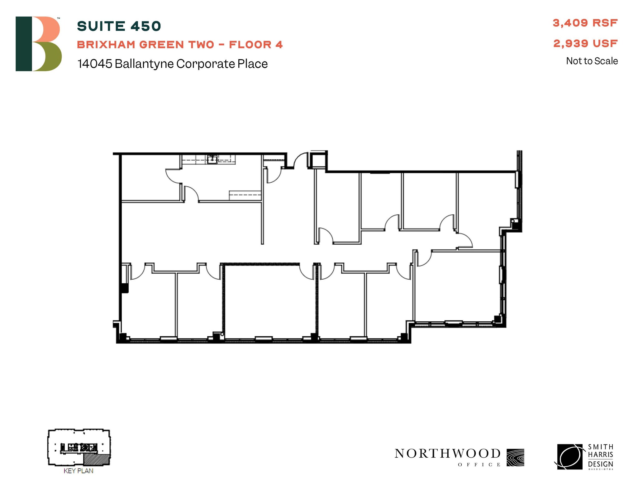 14045 Ballantyne Corporate Pl, Charlotte, NC à louer Plan d’étage- Image 1 de 1