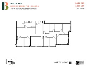 14045 Ballantyne Corporate Pl, Charlotte, NC à louer Plan d’étage- Image 1 de 1