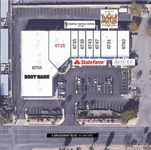 6701-6763 E Broadway Blvd, Tucson, AZ for lease - Building Photo - Image 3 of 9