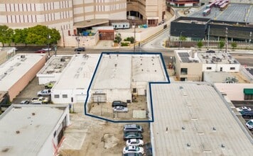 939-943 N Vignes St, Los Angeles, CA - Aerial  map view