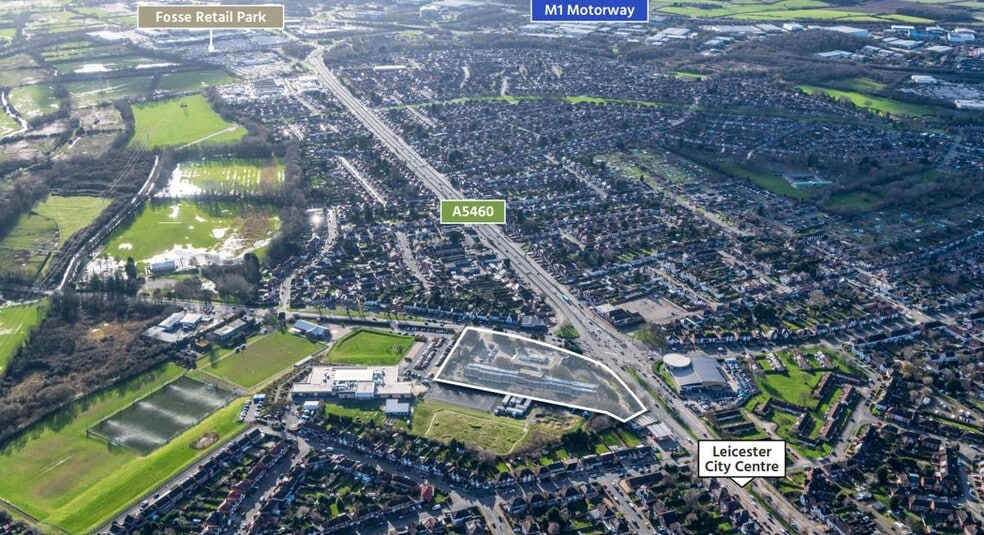 6 Narborough Road South, Leicester for sale - Aerial - Image 1 of 1