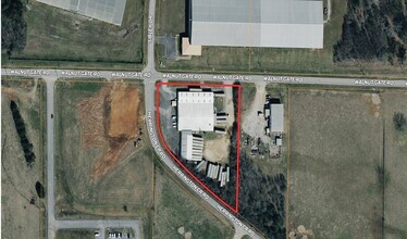 35 Herring Crossroads, Russellville, AL - Aérien  Vue de la carte