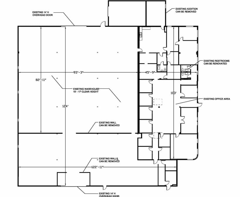 1200 Burlington St, North Kansas City, MO for sale Floor Plan- Image 1 of 8