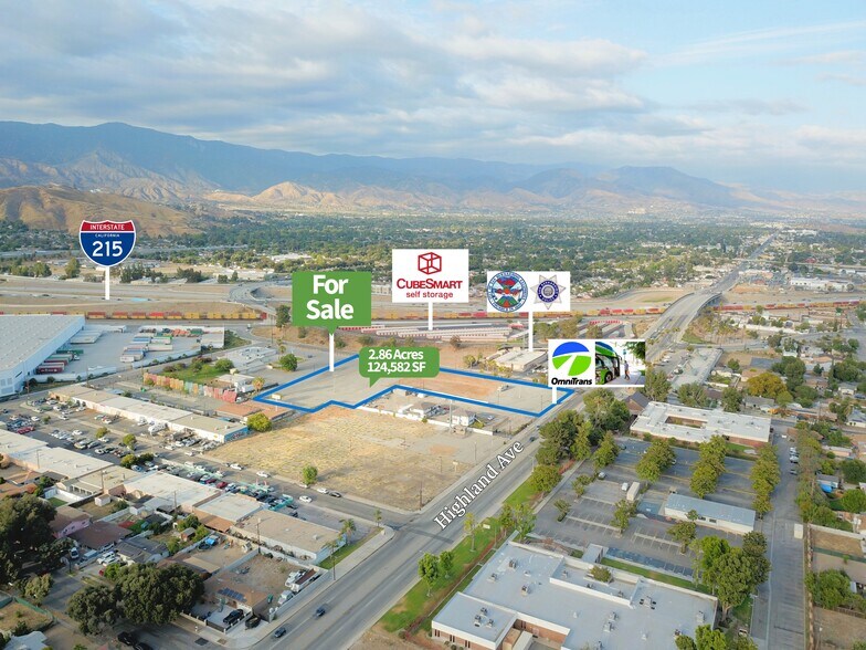 1500 W Highland Ave, San Bernardino, CA à vendre - Aérien - Image 1 de 12