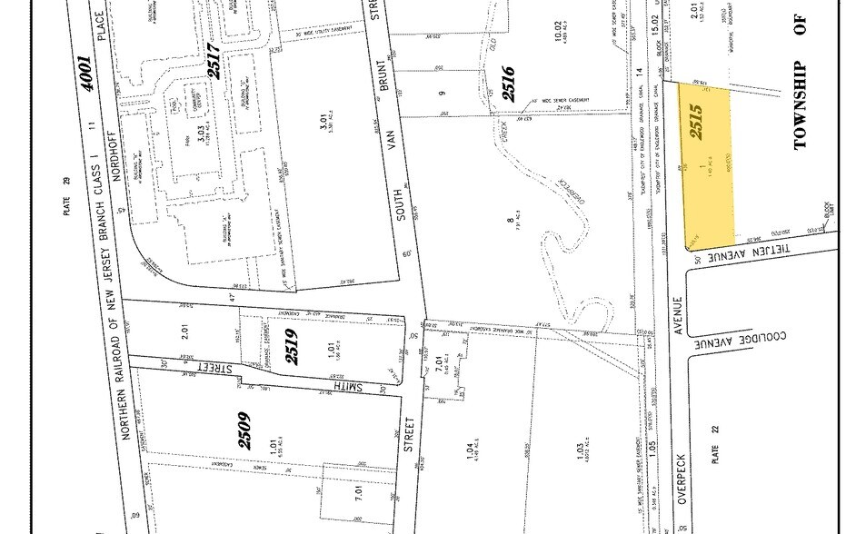465-475 Alfred Ave, Teaneck, NJ à louer - Plan cadastral - Image 2 de 3