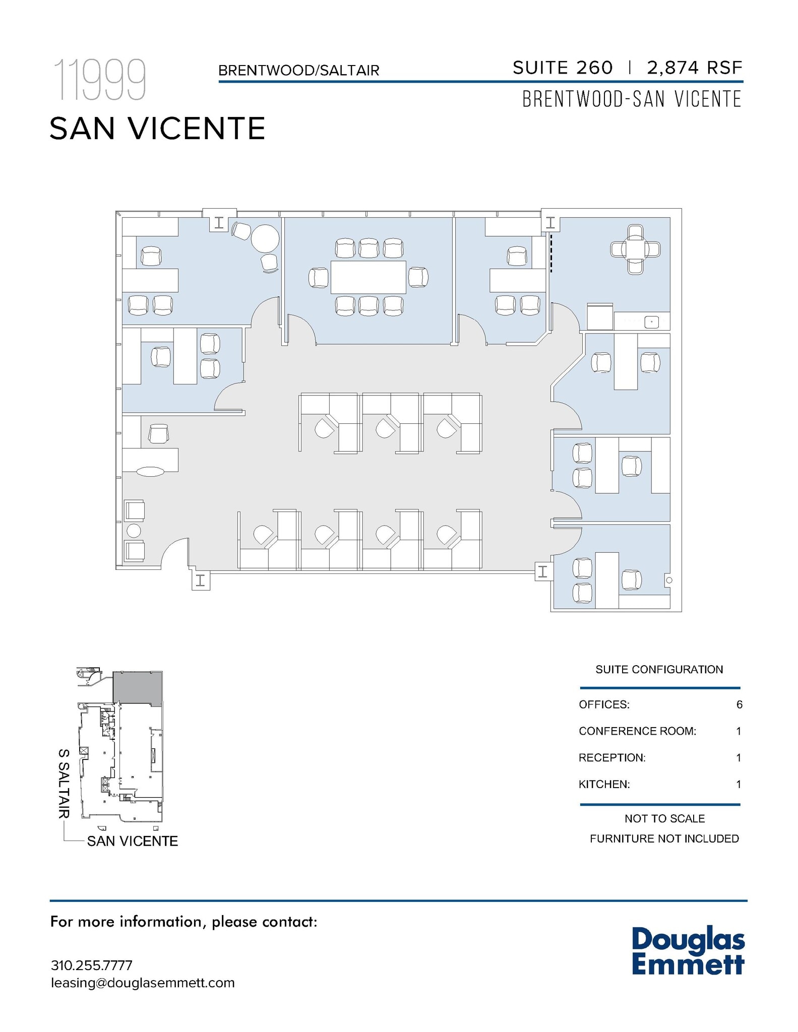 11999 San Vicente Blvd, Los Angeles, CA for lease Floor Plan- Image 1 of 1