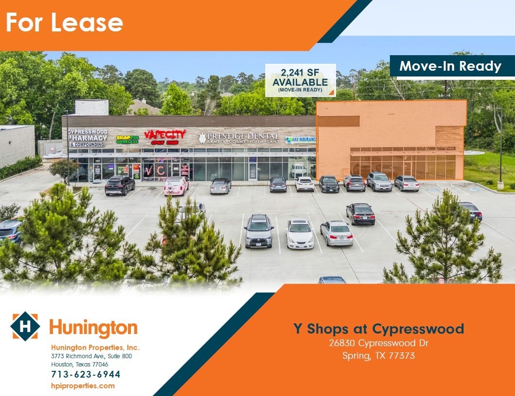26830 Cypresswood Dr, Spring, TX for lease Primary Photo- Image 1 of 2