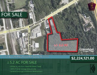 Plus de détails pour 240 Riley Fuzzel rd, Spring, TX - Terrain à vendre
