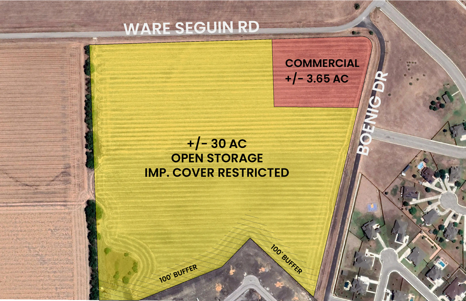 Ware Seguin Road, Converse, TX à vendre - Plan de site - Image 1 de 1