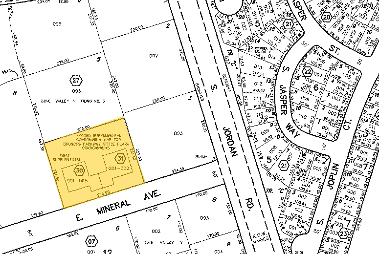 15530 E Broncos Pky, Centennial, CO for lease - Plat Map - Image 2 of 35