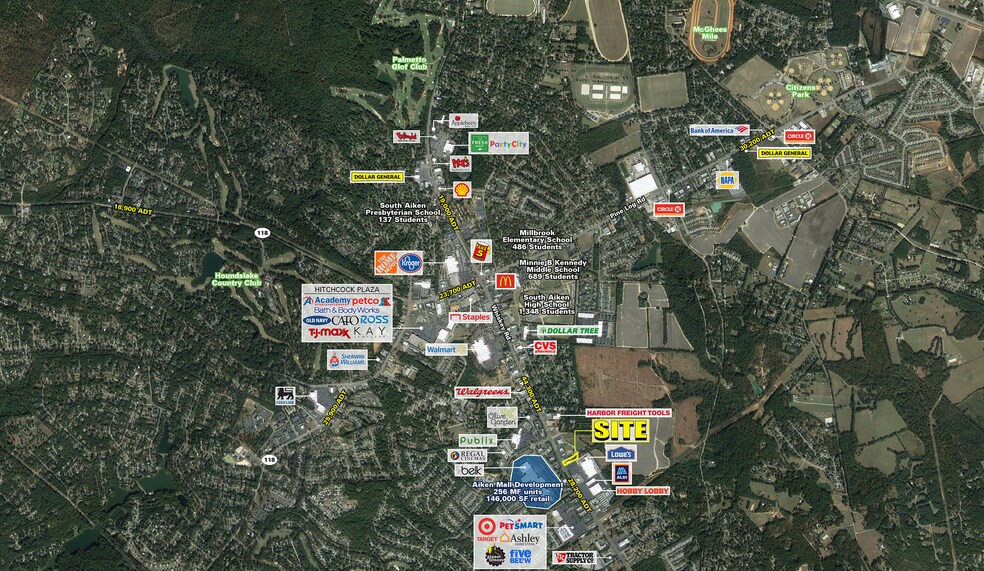 2424 Whiskey Rd, Aiken, SC for lease - Aerial - Image 1 of 4