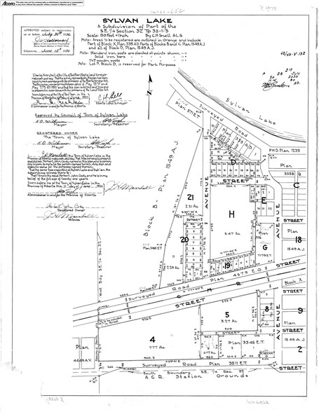 5308 50 Av, Sylvan Lake, AB à vendre - Plan de site - Image 2 de 2