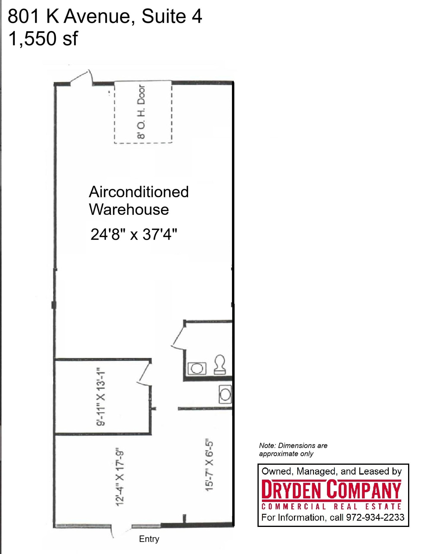 801 K Ave, Plano, TX for lease Floor Plan- Image 1 of 3