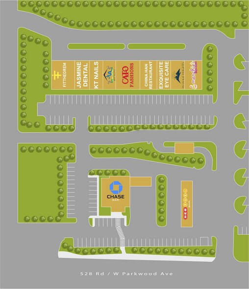 337-701 W Parkwood Ave, Friendswood, TX à louer - Plan de site - Image 2 de 6