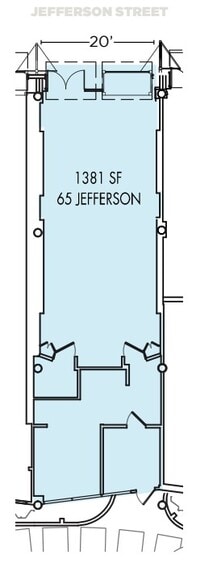 1-99 Jefferson St, San Francisco, CA for lease - Floor Plan - Image 2 of 4