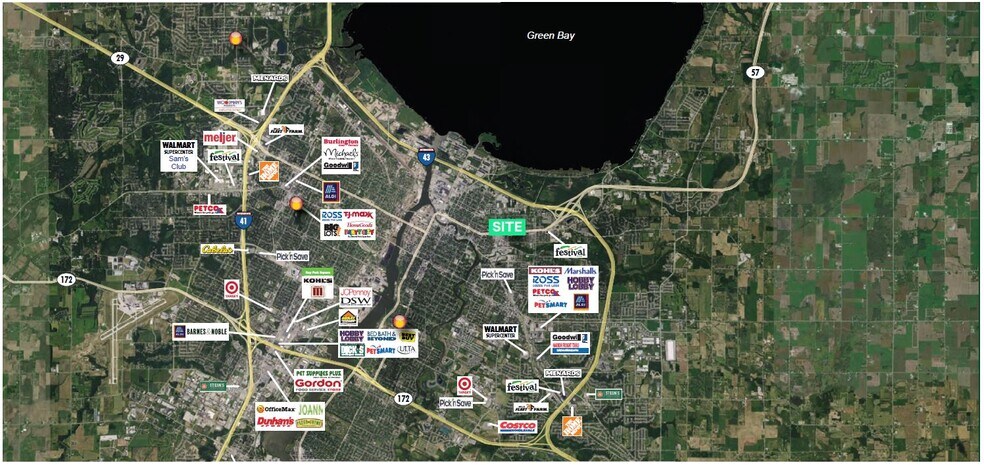 1819 University Ave, Green Bay, WI for sale - Aerial - Image 2 of 2