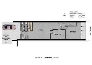 153 Hutt St, ADELAIDE à louer Plan d’étage- Image 1 de 8
