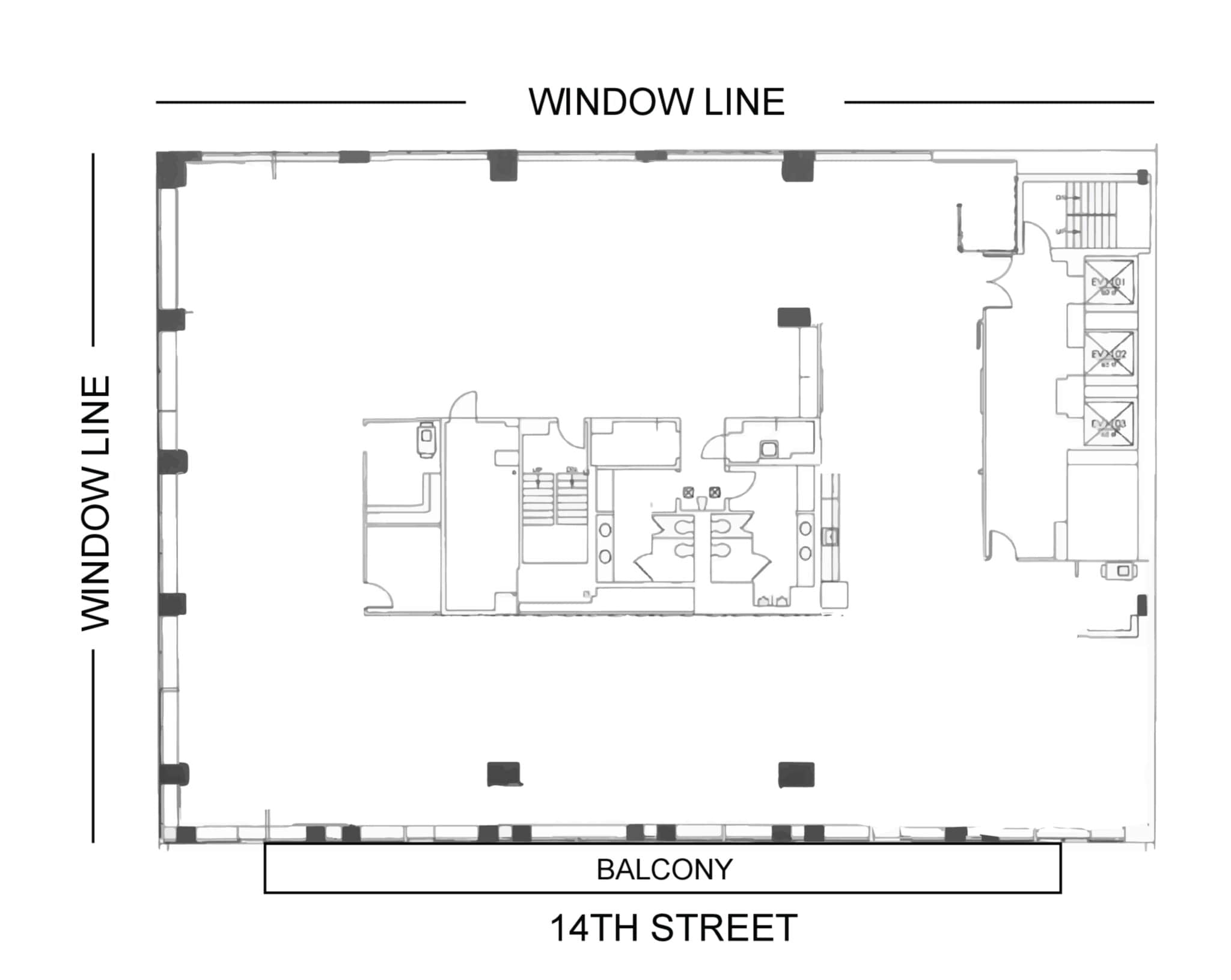 717 14th St NW, Washington, DC for lease Floor Plan- Image 1 of 1