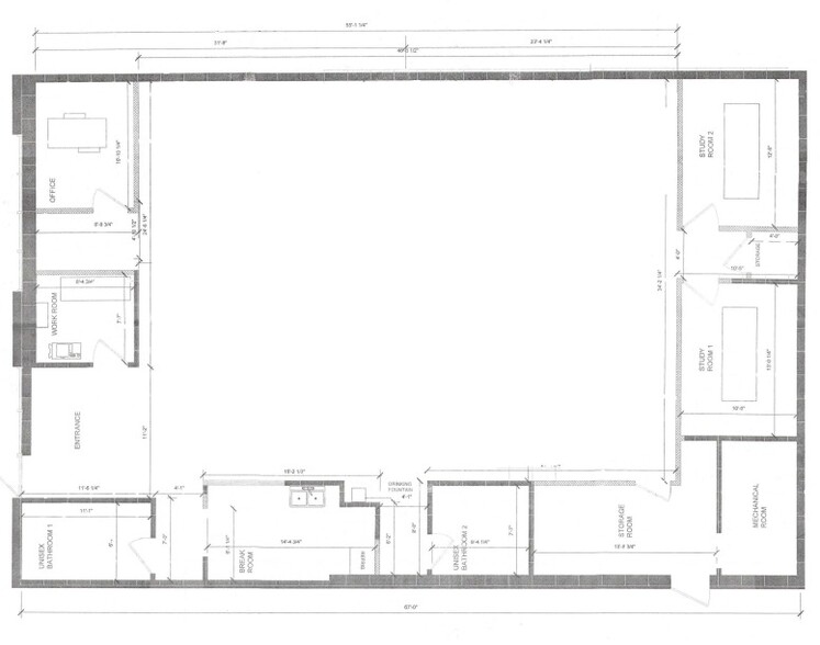 1215-1219 Springdale St, Mount Horeb, WI for lease - Floor Plan - Image 2 of 2