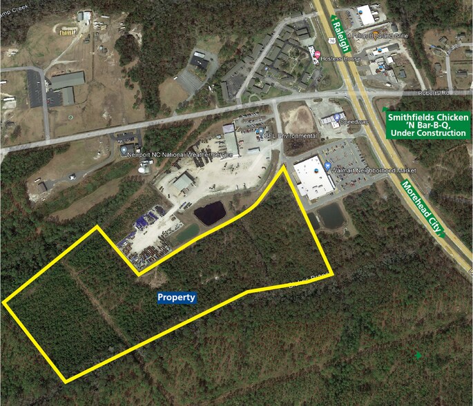 415 Roberts Rd, Newport, NC à vendre - Aérien - Image 1 de 4