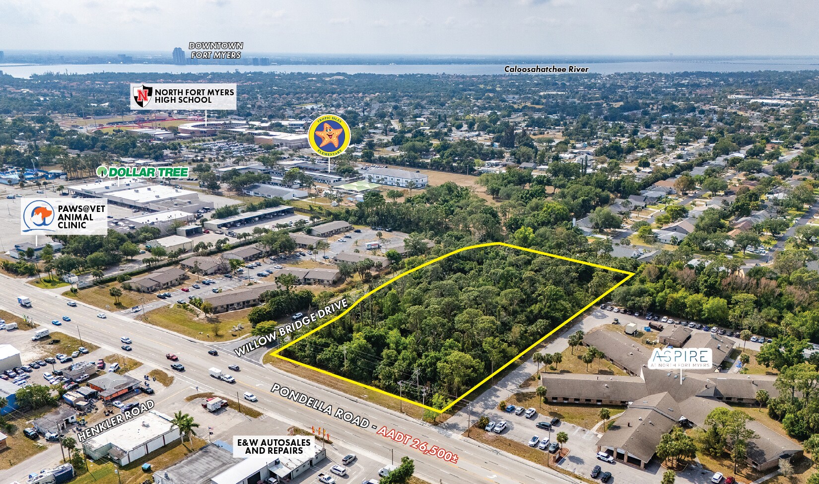 13891 Willow Bridge Dr, North Fort Myers, FL à vendre Aérien- Image 1 de 1