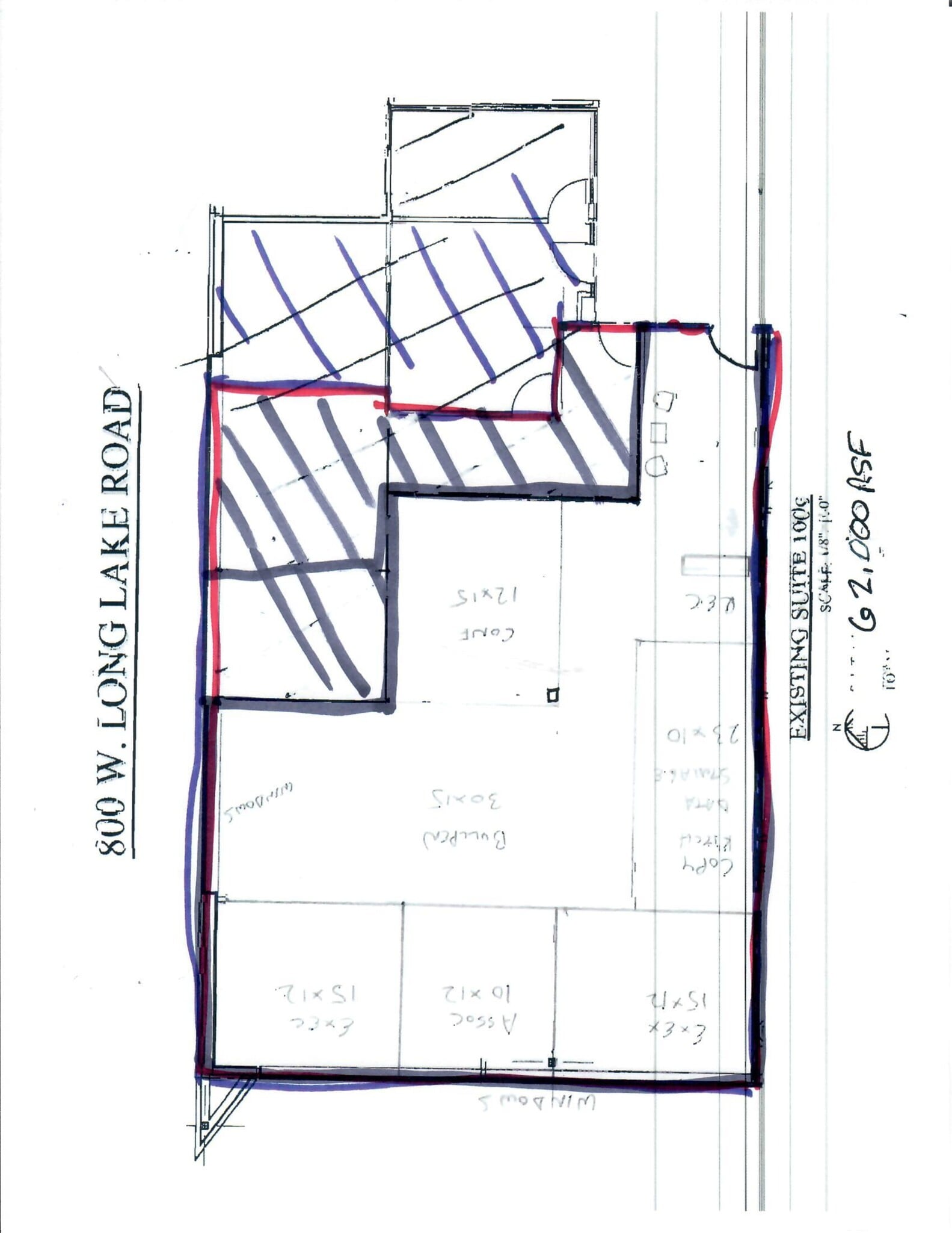 800 W Long Lake Rd, Bloomfield Hills, MI à louer Plan de site- Image 1 de 1