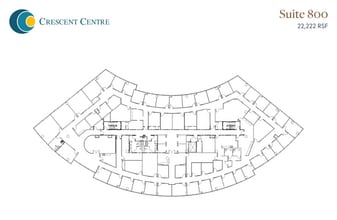 100 Crescent Centre Pky, Tucker, GA for lease Floor Plan- Image 1 of 6