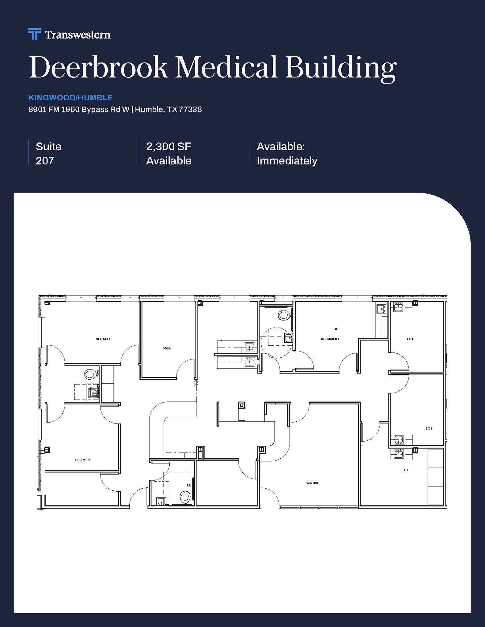 8901 FM 1960 Bypass Rd W, Humble, TX for lease Floor Plan- Image 1 of 1