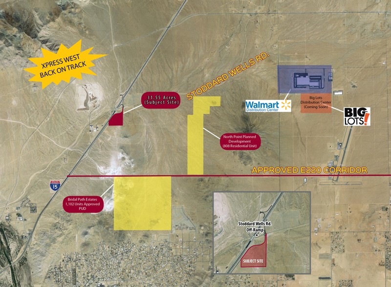 31.55-Acres Outer Hwy 15 & Stoddard Well Rd, Apple Valley, CA à vendre - Photo du bâtiment - Image 1 de 1