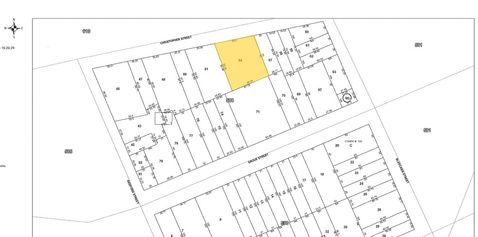 100 Christopher St, New York, NY à vendre - Plan cadastral - Image 1 de 1