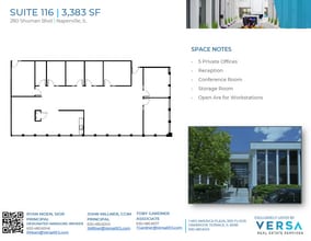 280 Shuman Blvd, Naperville, IL à louer Plan d’étage- Image 1 de 2