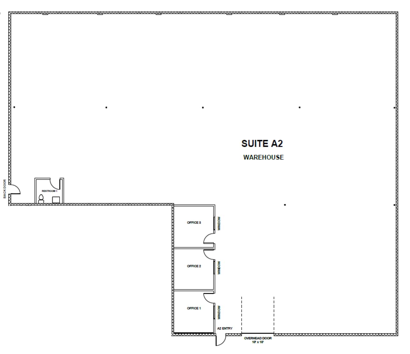2463-2517 S Riverside Dr, Fort Worth, TX à vendre Plan d’étage- Image 1 de 1