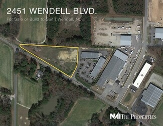 Plus de détails pour 2451 Wendell Blvd, Wendell, NC - Terrain à vendre