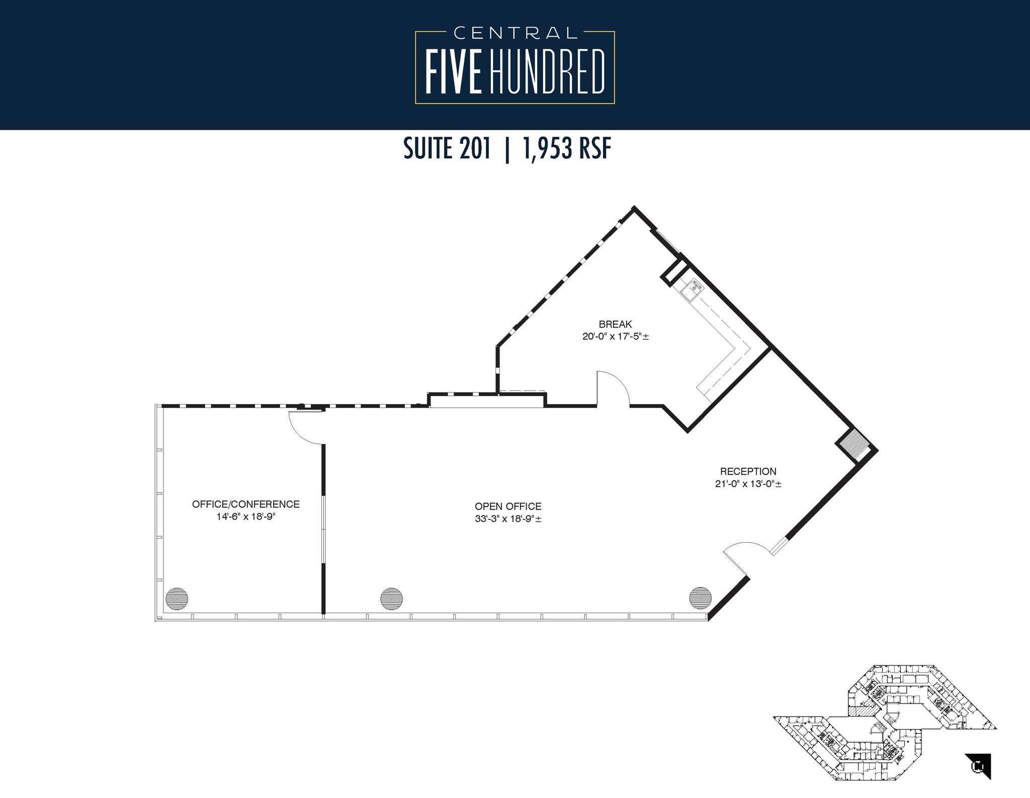 500 N Central Expy, Plano, TX à louer Plan d’étage- Image 1 de 1