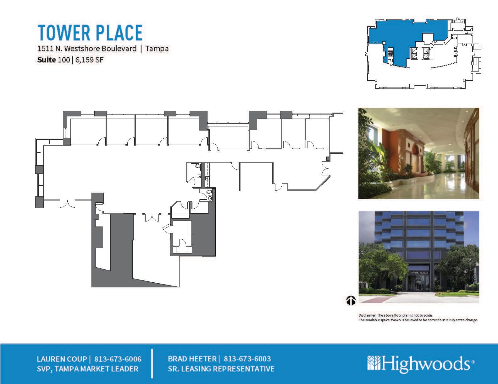 1511 N Westshore Blvd, Tampa, FL for lease Floor Plan- Image 1 of 2
