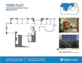 1511 N Westshore Blvd, Tampa, FL for lease Floor Plan- Image 1 of 2