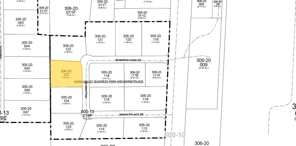 1648 Susan A Williams Way, Chino Valley, AZ à vendre - Plan cadastral - Image 2 de 5