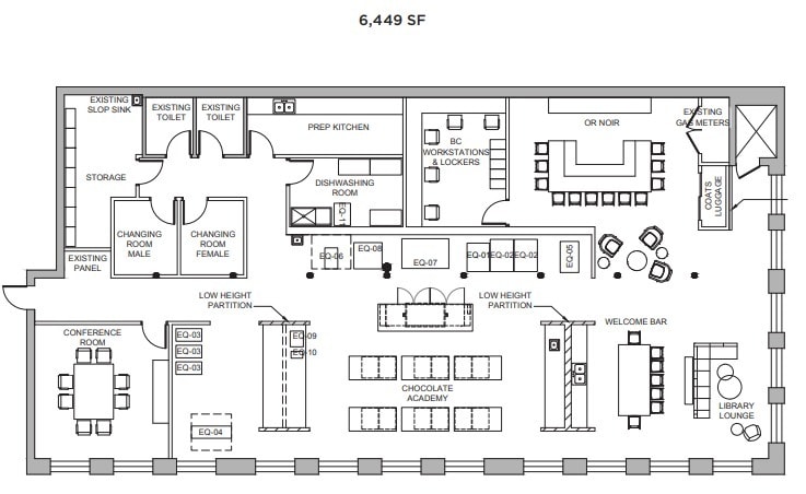 400 W 14th St, New York, NY for lease - Floor Plan - Image 2 of 8